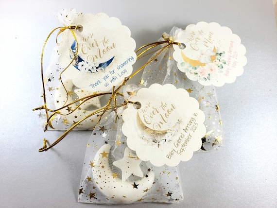 Moon and Stars Soaps,  Custom Baby Gifts, Baby Shower Favors, Made in USA