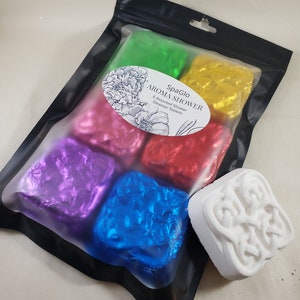 6 pc Shower Steamer Gift | Shower Steamers | 6 pack | Aromatherapy | Spa | Shower Bomb | Shower Steamer | Handmade gift