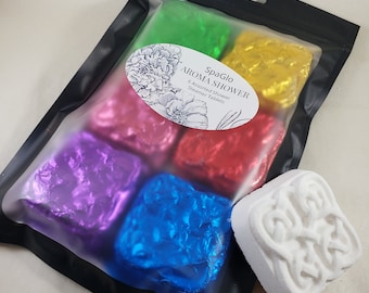 Shower Steamers Set, Spa Gift, 6-Pack Assorted Scents