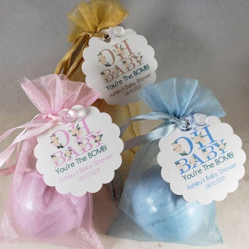 Baby Shower Favors Bath Bomb Favors Baby Shower Guest Gifts Etsy