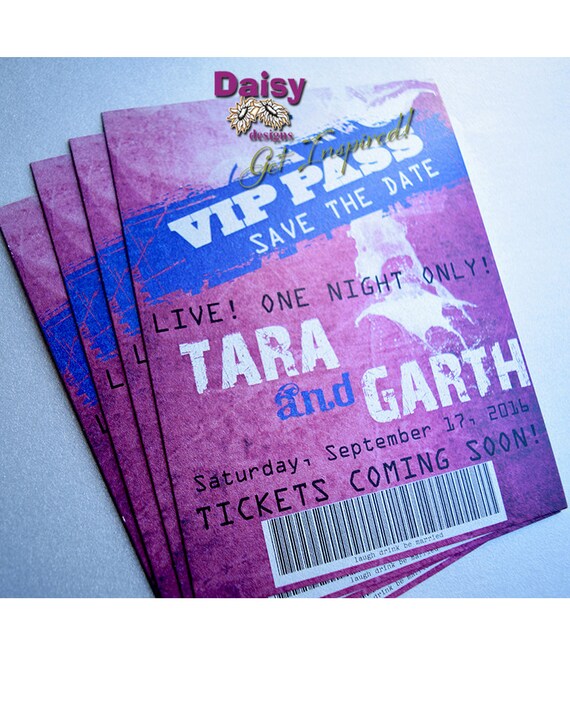 Save The Date Backstage Pass Concert Ticket Save The Date Etsy Save The Date Backstage Pass Concert Ticket Save The Date Etsy