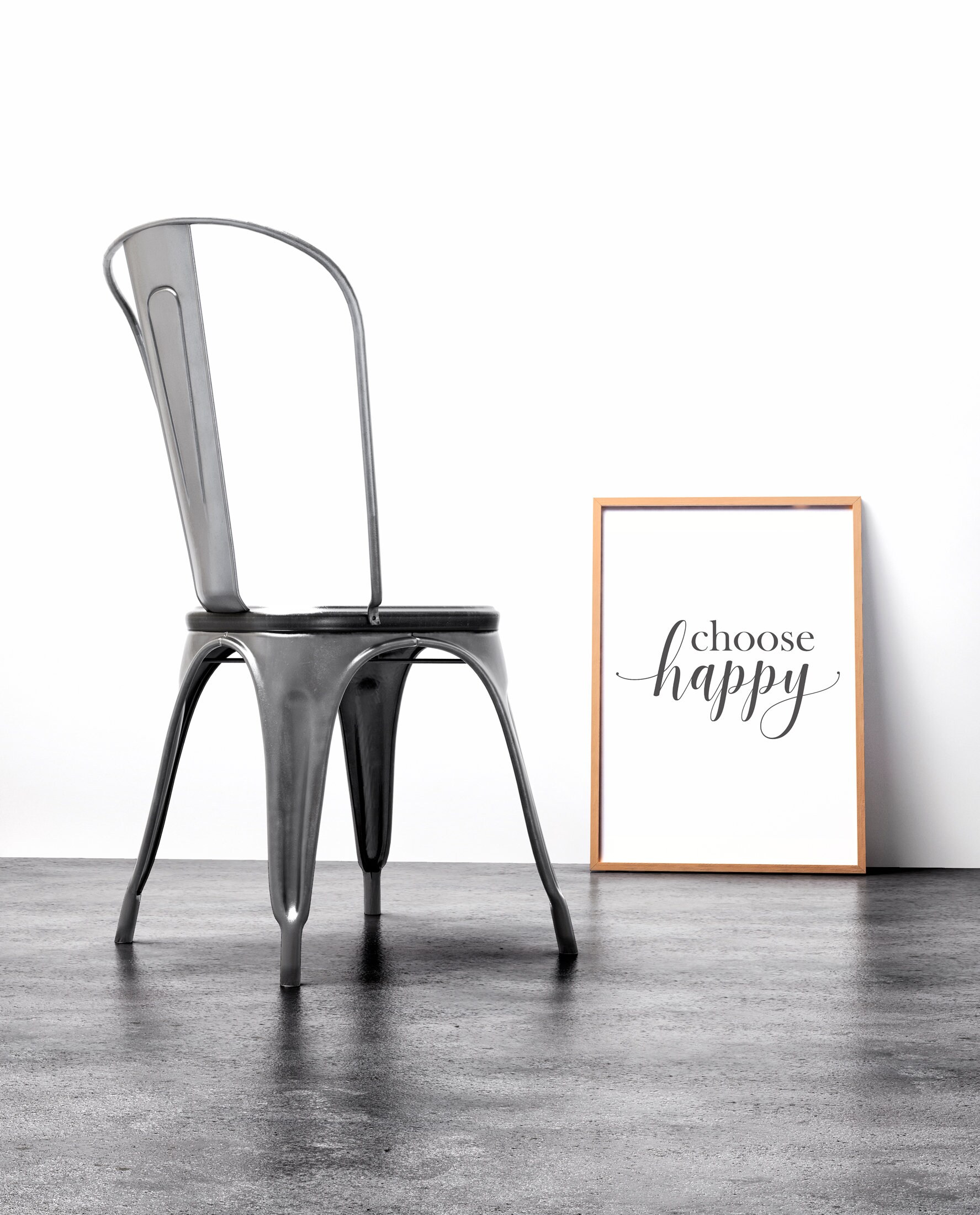 Choose Happy Wall Decor / Printable - Instant Download / Home Art ...