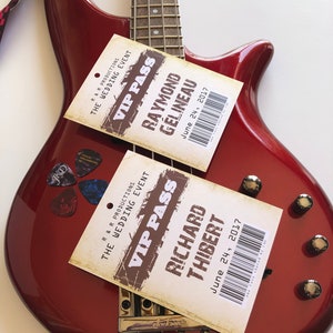 Save the Date Backstage Pass | Konzertkarte Save-the-date