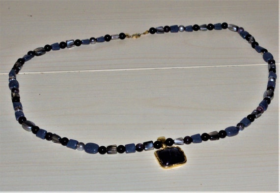 Antique 9k gold rolo link chain necklace, Edwardian - Ruby Lane