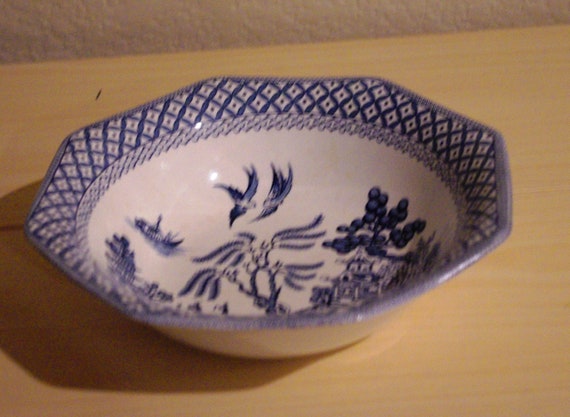 J G Meakin Royal Staffordshire Blue Willow Pattern Ironstone Etsy