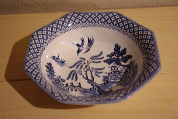 J G Meakin Royal Staffordshire Blue Willow Pattern Ironstone Etsy