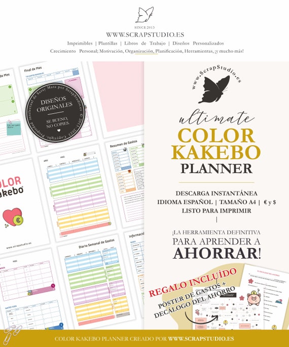 COLOR Kakebo Planner Organize Your Dreams and Save With Purpose
