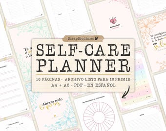 Nurture Your Soul: Spanish Daily Wellness Journal | 16 Pages Printable PDF A4 A5 | Mental Health Support