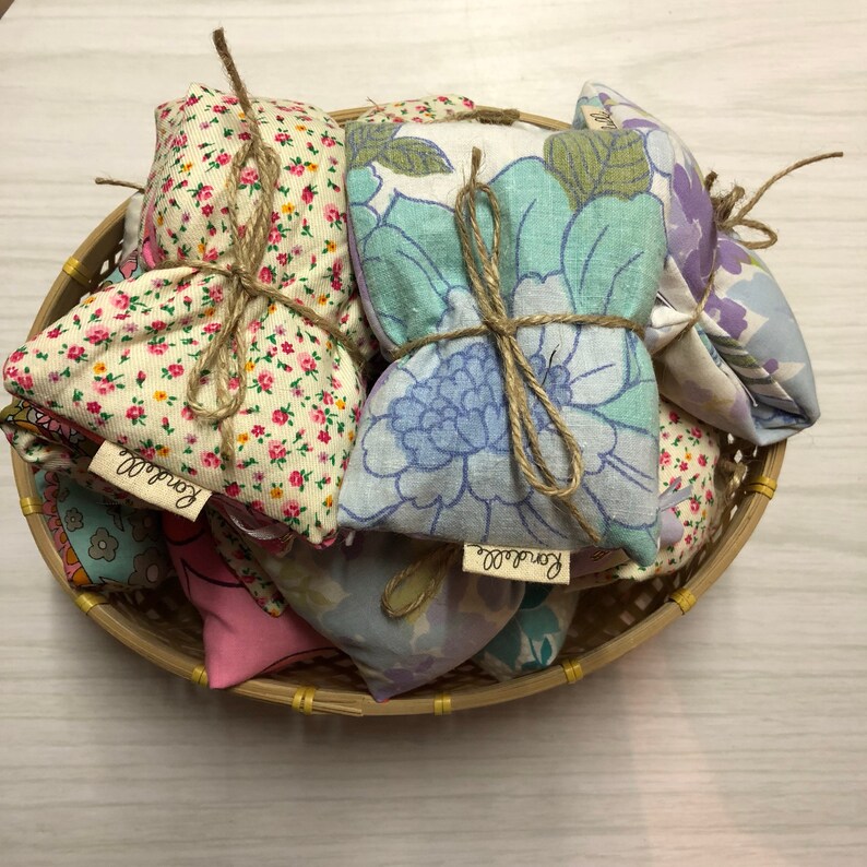 Eye Pillows in Vintage Fabrics 10 PACK With Brown Rice and Etsy
