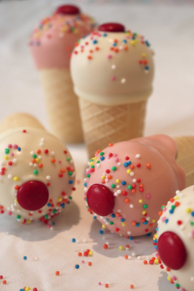 ICE CREAM CONE Cake Pops Favour Bomboniere 12 set Etsy