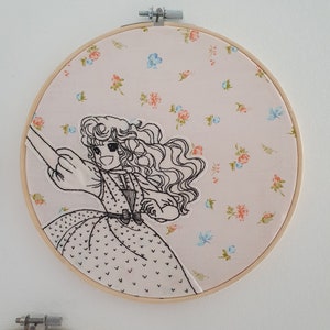 GEORGIE - Shojo Anime Embroidery Hoop
