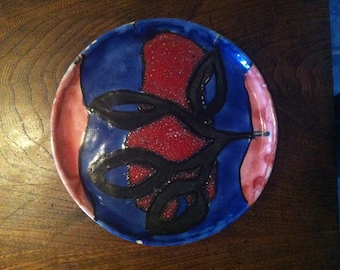 AR Roux Firmó vallauris Plate One of a Kind 1954