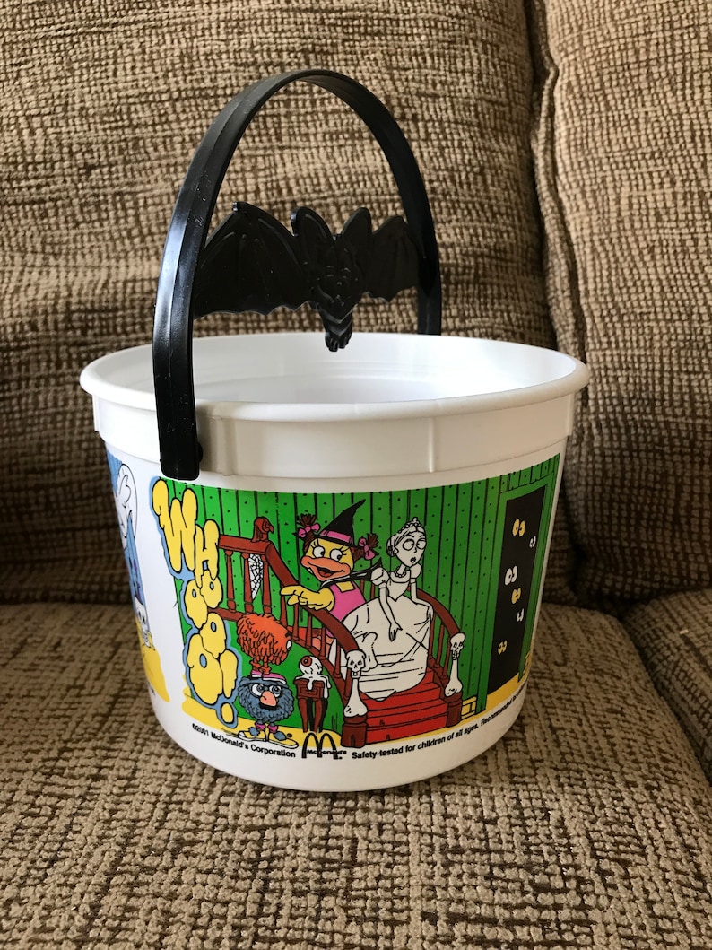 McDonalds Halloween Trick or Treat Boo Buckets Pails Trio 5 Etsy