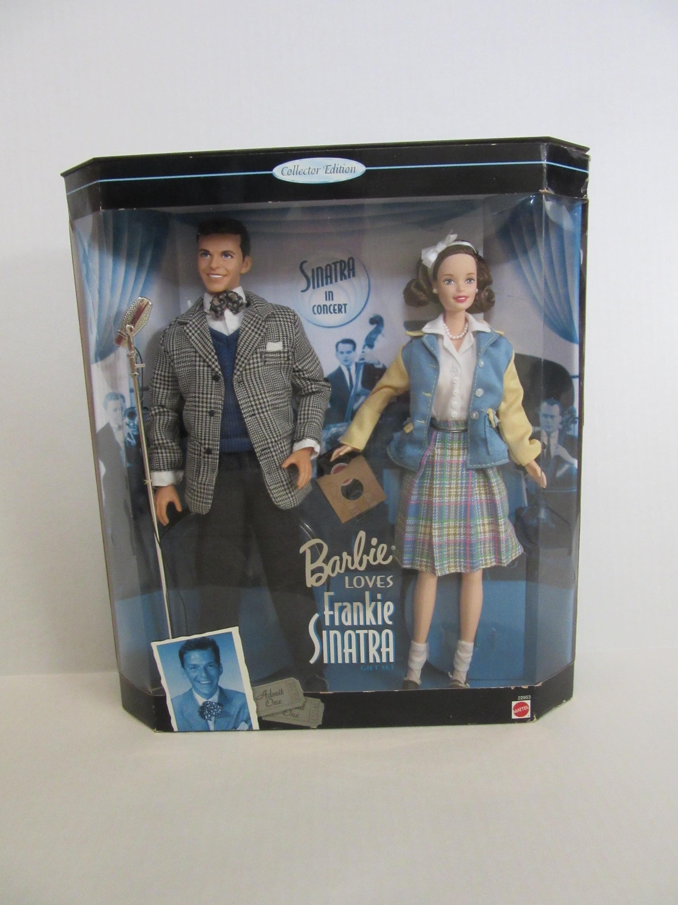 1999 MATTEL BARBIE LOVES FRANKIE SINATRA GIFT SET NEW IN BOX