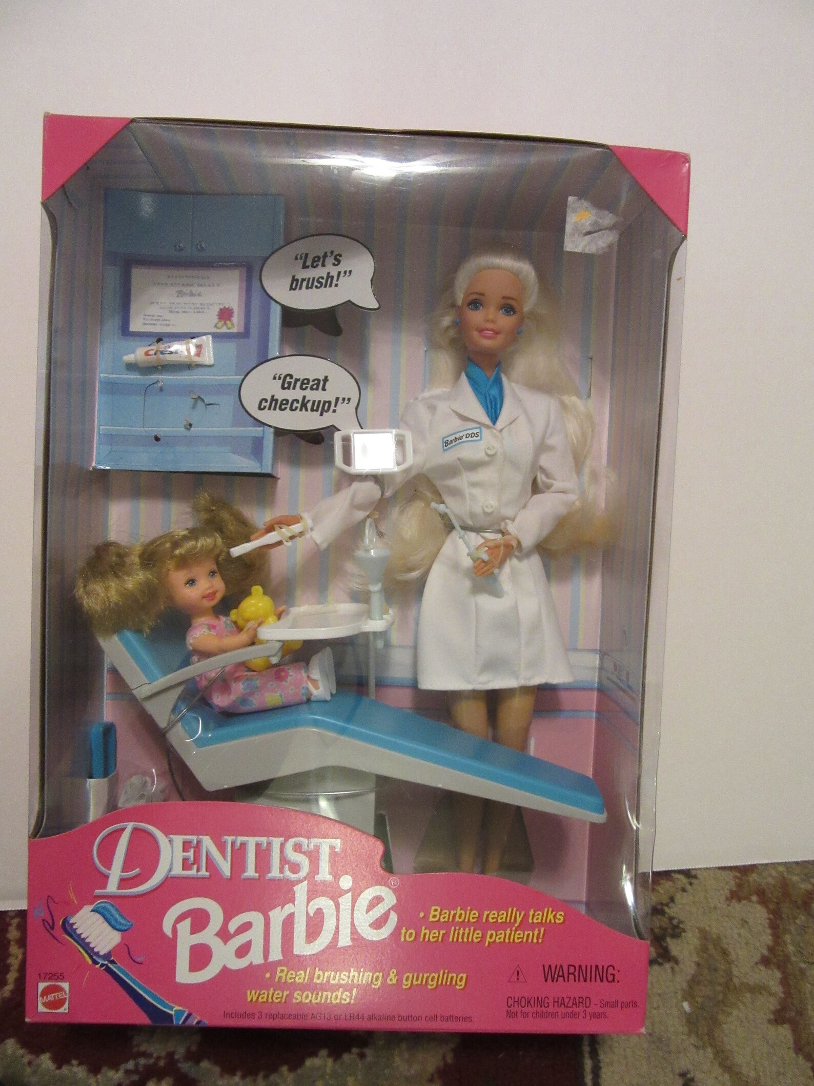 Dentist Barbie Doll Set With Patient 1997 Mattel No. 17255 Etsy