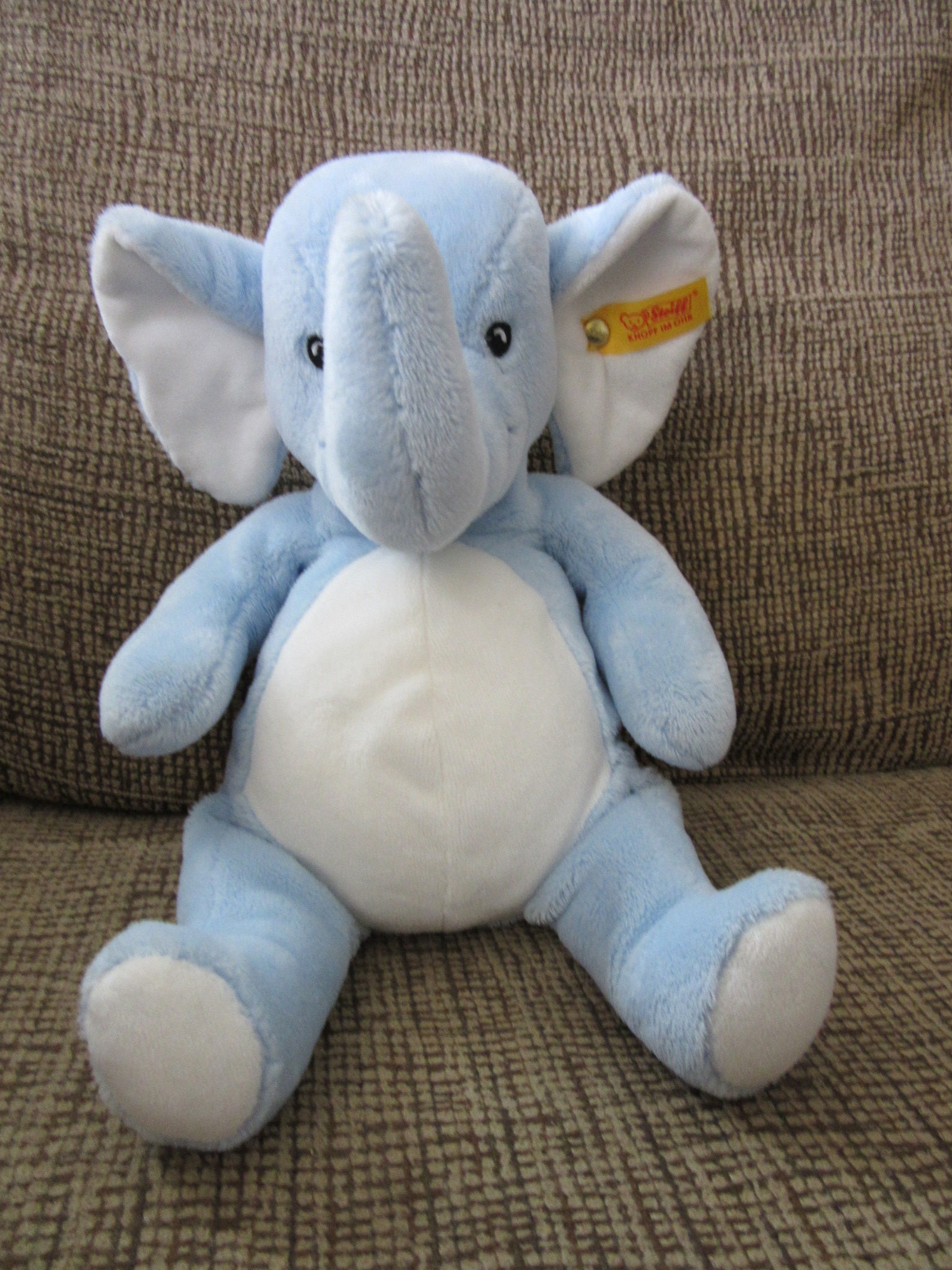 Steiff Eli the Elephant Baby Toy Plush Collectible | Etsy