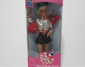 Mattel Special Edition 25th Anniversary Walt Disney World Barbie  1996