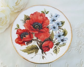 Platillo antiguo Queen's Orphaned, porcelana fina de hueso, fabricado en Inglaterra, ideal para fiestas de té vintage, repuesto de porcelana, platillo huérfano, platillo de repuesto