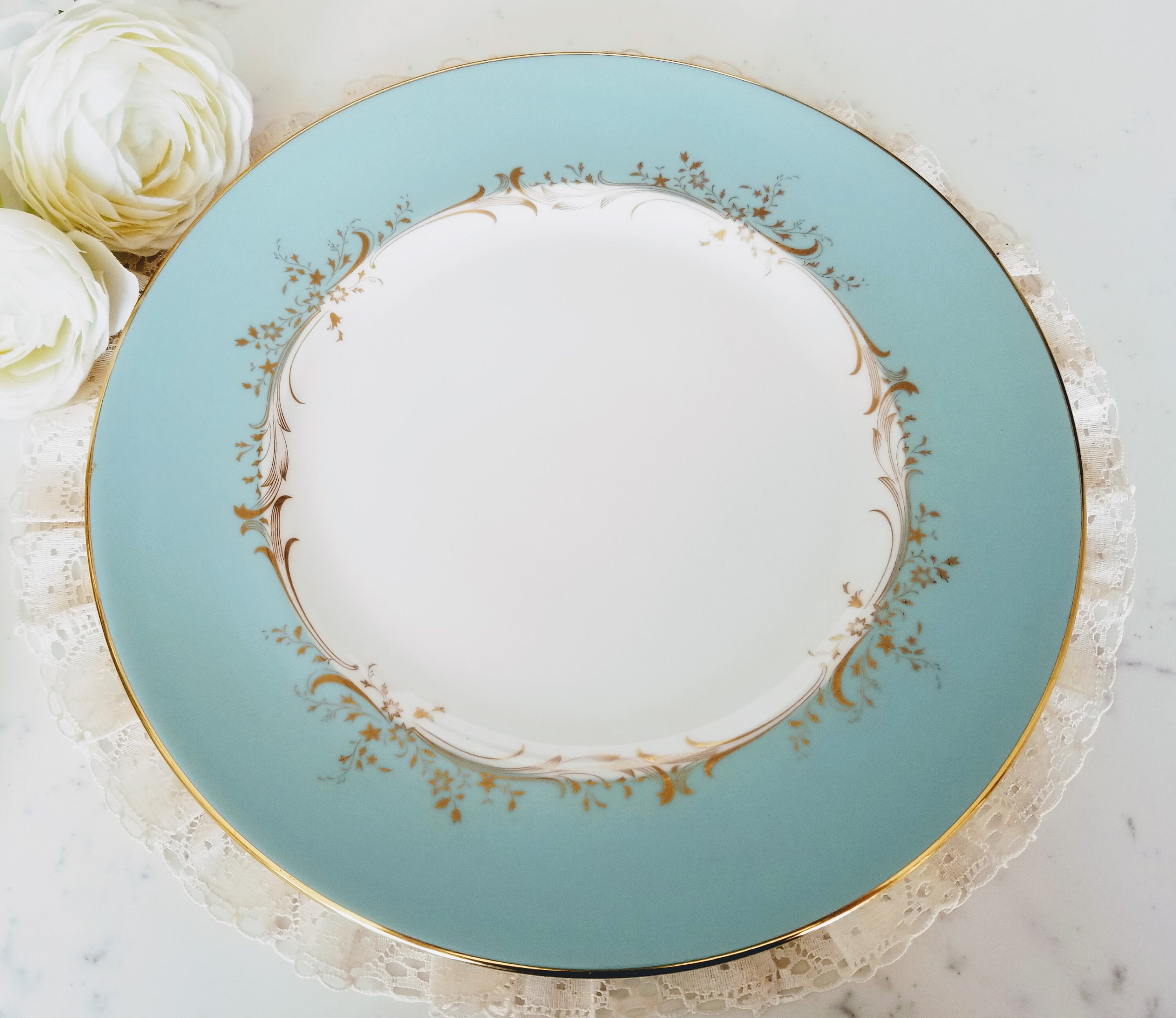 バーレイ フローラ プレート Burleigh FLORA PLATE - メルカリ