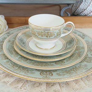Wedgwood Gold Columbia Sage Green - Etsy