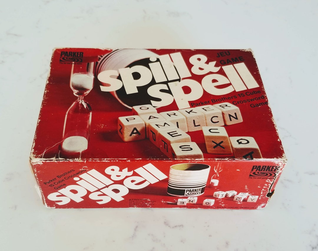 Vintage 1975 Crossword Game Spill Spell Parker Brothers Vintage 1975 Crossword Game Spill Spell Parker Brothers