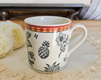 Vintage Villeroy & Boch Mug Simla Switch Plantation, Vitro Porcelain Made in Germany, china replacement, vintage dinnerware