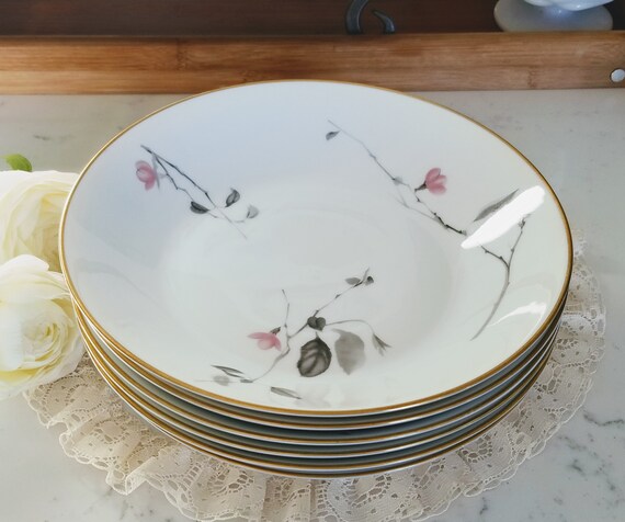 Rosenthal Germany Soup Bowls, Quince by Raymond Loewy (1950s