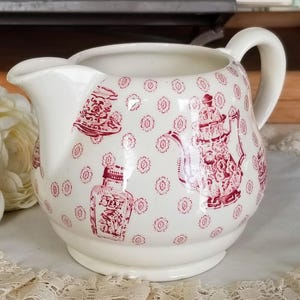 Royal Staffordshire Ceramics China Cabinet Large Gravy Boat/Pitcher/Large Creamer/Milk Jug, Stoneware Made in England, French Country