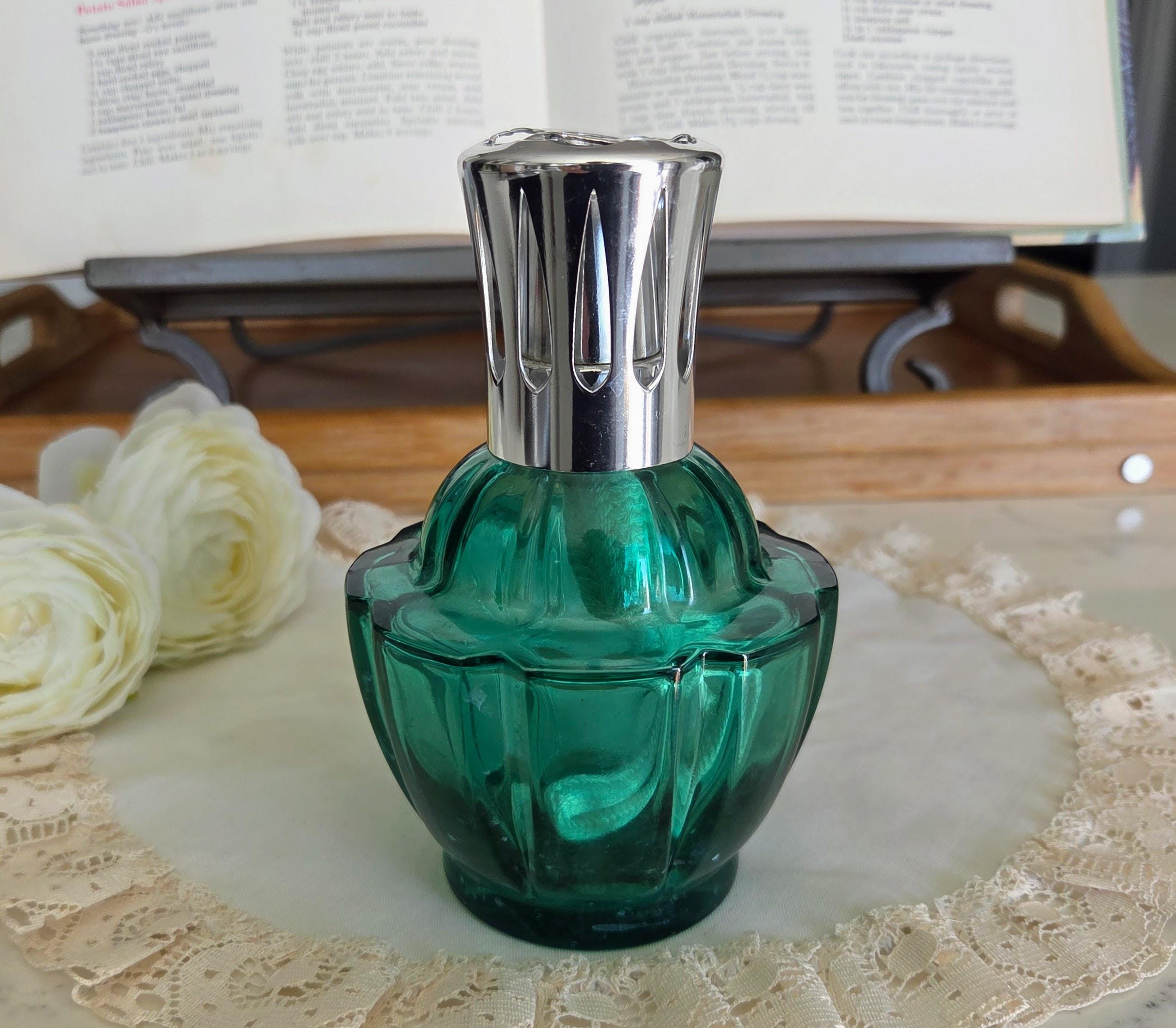 Vintage Berger Aroma Lamp, Glass Made in France, Lampe Berger Oil