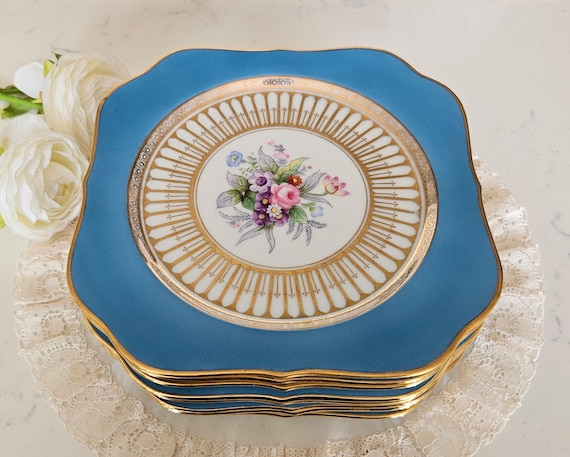 LUNARES SAN FRANCISCO 37cmプレート 高級ブランド Set of 8 Noritake Japan 7 3/4'' Salad/cake Plates, Porcelain Made
