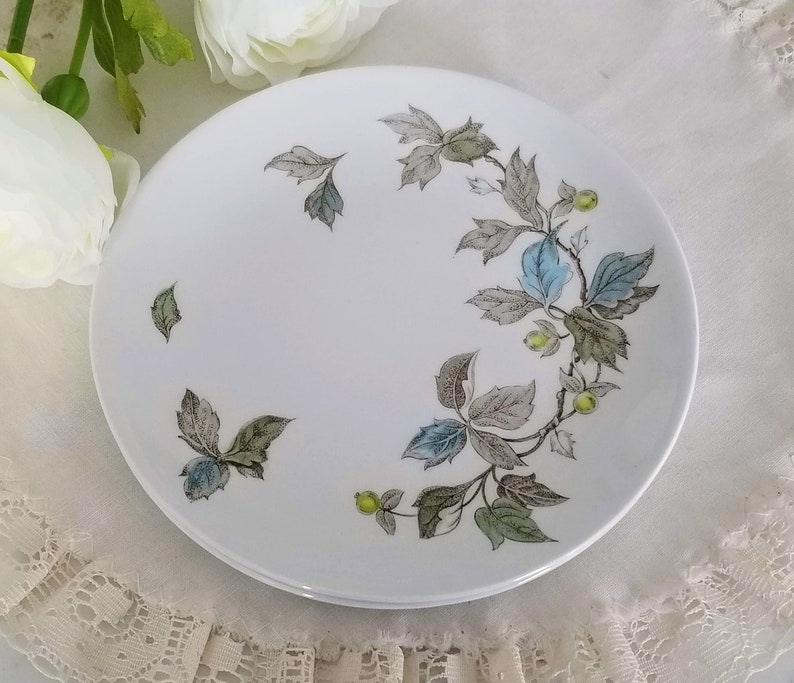 Johnson Brothers vintage dinnerwarebreakfast Vintage Bread and Butter Plates Berry Branch china replacement Ironstone Made in England