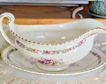 ヴィンテージ ジョンソンブラザーズ クイーンズブーケ グレービー