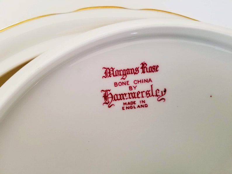 Bone China Made in England Vintage RARE Hammersley Morgan Rose Covered Vegetable Bowlserving dish vintage dinnerware china replacement