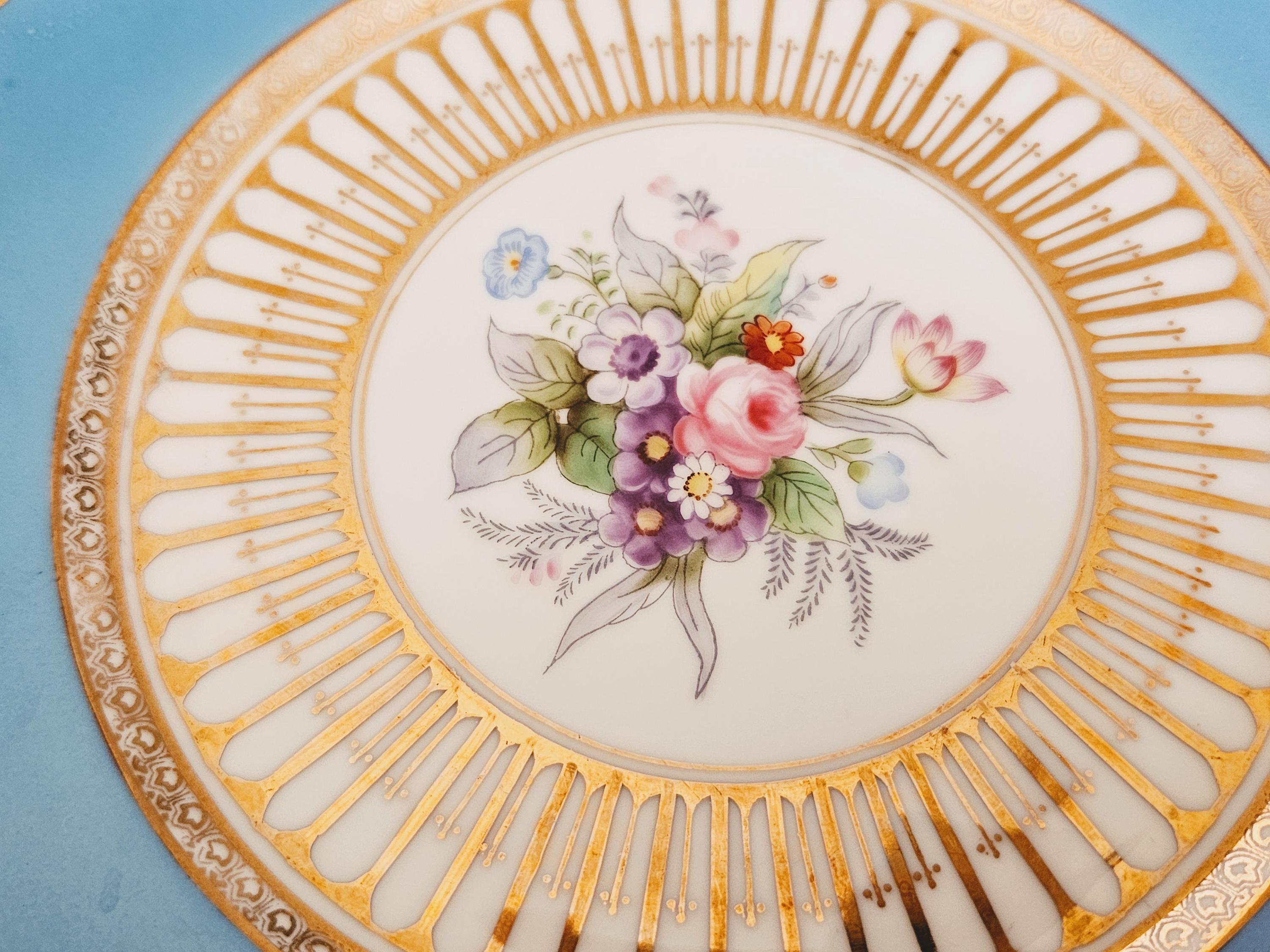 Set of 8 Noritake Japan 7 3/4'' Salad/cake Plates, Porcelain Made