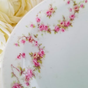 MZ Austria Braut Rose, 31 cm Fleisch/Servierplatte, Porzellan Made in Austria, Vintage Teeparty, Vintage Geschirr, Porzellanersatz