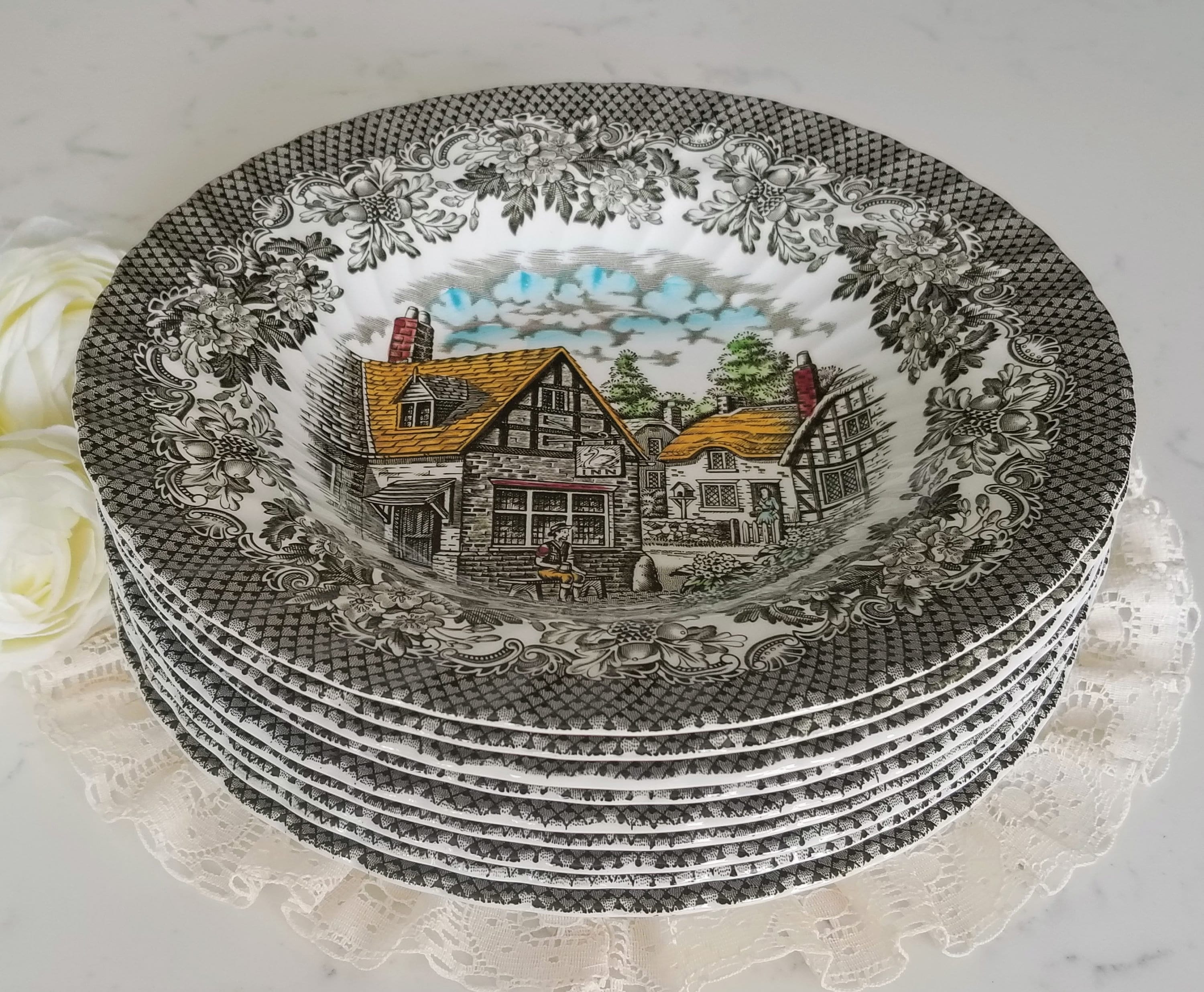 イングランド製 MERRIE OLDE ENGLAND スープ皿　パスタ皿 イングランド製 MERRIE OLDE ENGLAND スープ皿 パスタ皿 【公式通販】