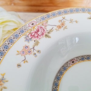 Royal Doulton Canton 8&#39;&#39; Rimmed Soup Bowl, Bone China Made in England, H.5052, Dinner Plate, Salad Plate, Bread Plate, Teacup and Saucer