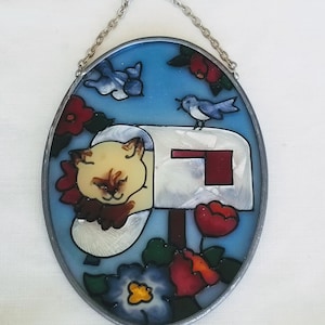 Joan Baker Stained Glass Cats - Etsy