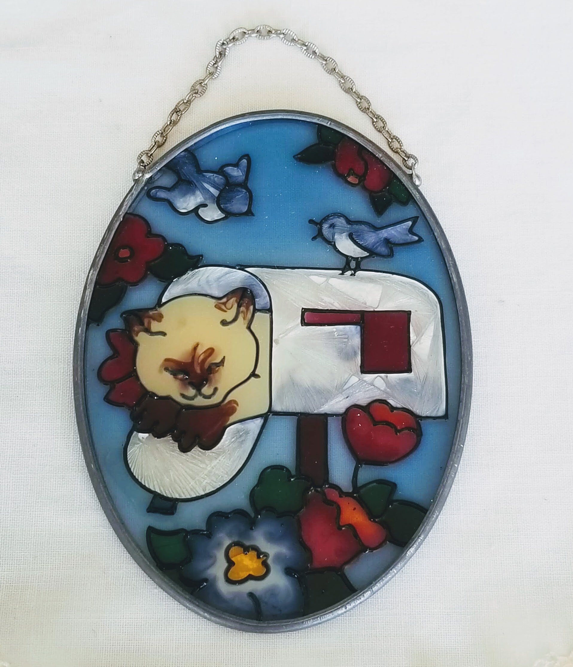 Joan Baker Stained Glass Cats - Etsy