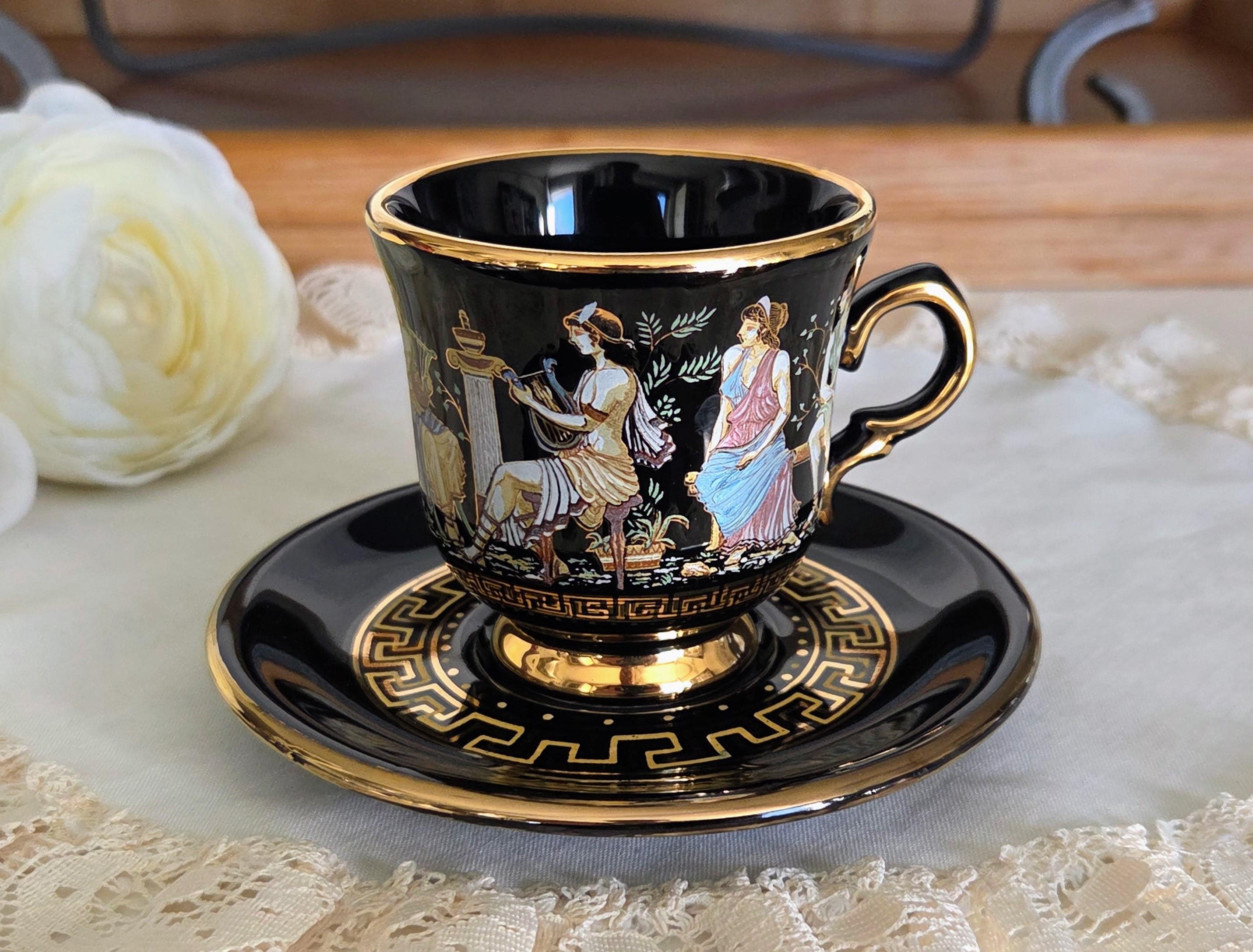 24k gold greek mug - Etsy 日本