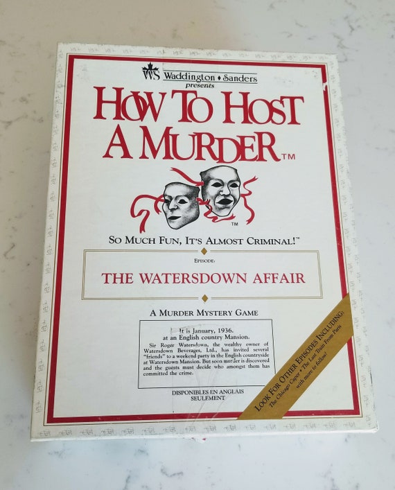 How to Host a Murder Ser. Watersdown Affair for sale online 1999, Trade Paperback 