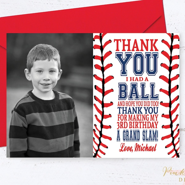 Baseball Thank You Etsy