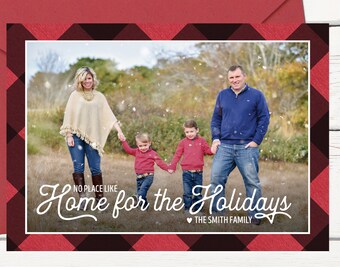 Christmas Card, Holiday Card, Funny Christmas Card, Pandemic Card, Home for the Holidays, Holiday Christmas Card, Photo, 2020