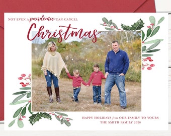 Christmas Card, Holiday Card, Crazy, Funny Christmas Card, Pandemic Card, Blooper Christmas Card, Holiday Christmas Card, Photo, 2020