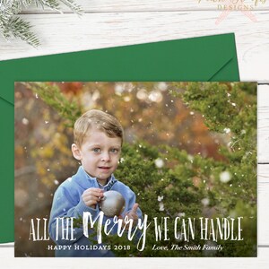 Christmas Card, Holiday Card, Christmas Photo Card, Fun Christmas Card, Funny Holiday Christmas Card, Photo, Blooper, Xmas Card, Funny