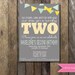 PRINTABLE Second Birthday Invitation 2nd Birthday Invitation - Etsy