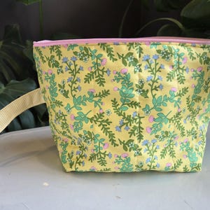 Quilted Zipper Project Bag (3-4 skein)