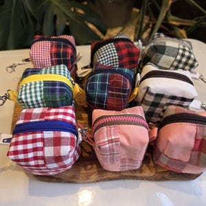 Patchwork Mini Zipper Pouch