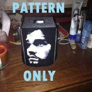 Jon Snow PATTERN Tissue Box Plastic Canvas