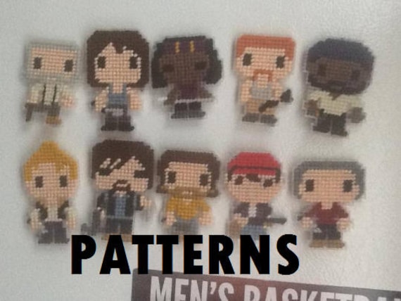 Walking Dead Plastic Canvas Patterns